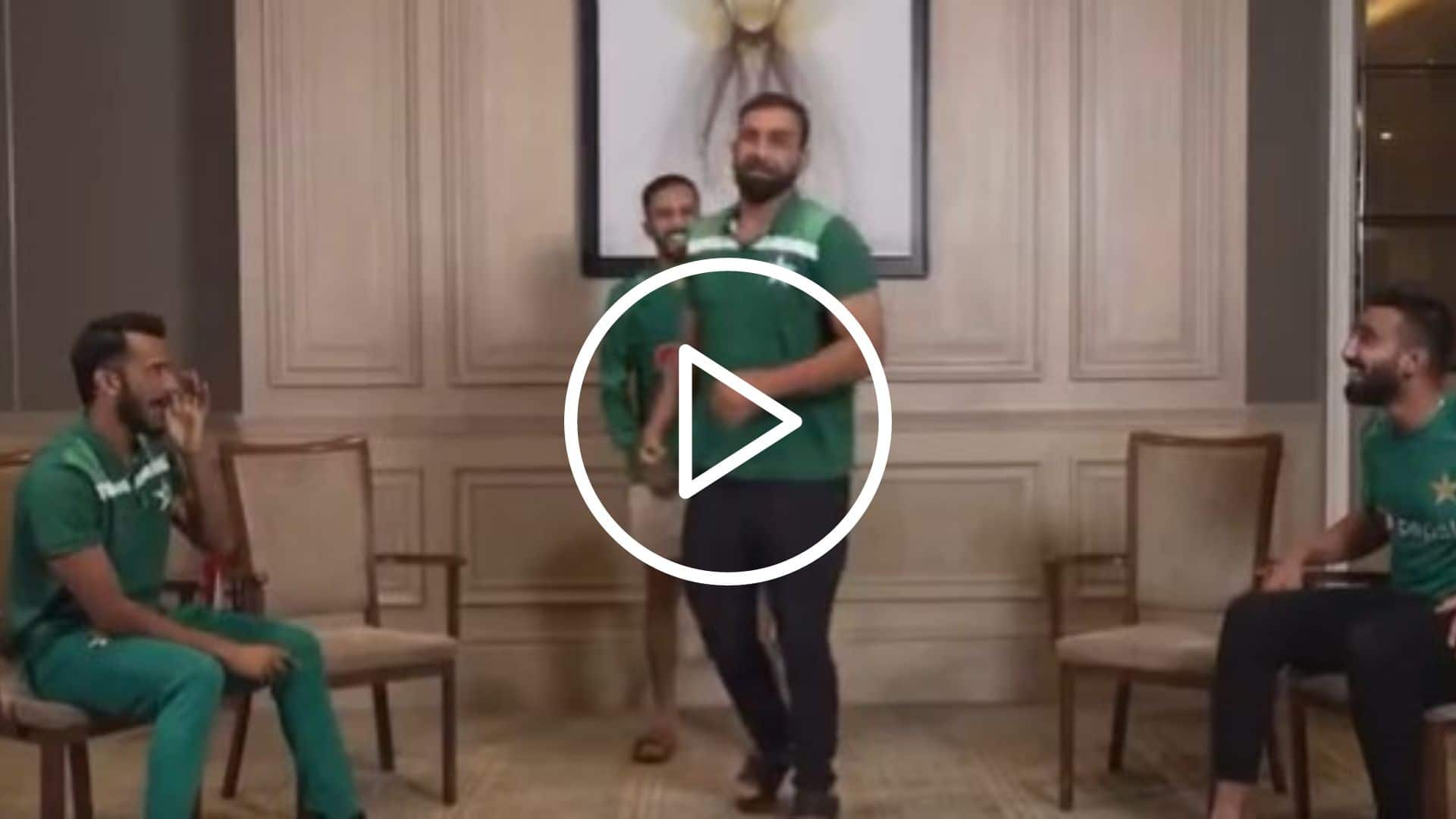 [Watch] Hasan Ali, Iftikhar Mockingly Mimic Rashid Khan During World Cup 2023 Show